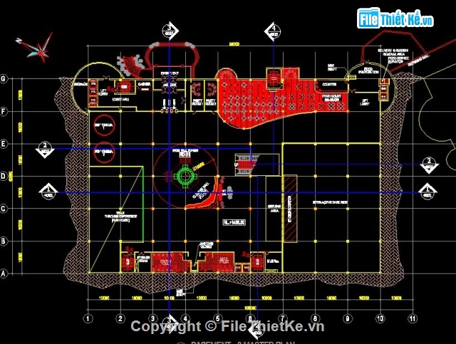 bản vẽ cad,khu du lịch,ba-na-hills,nhà hàng khu du lịch